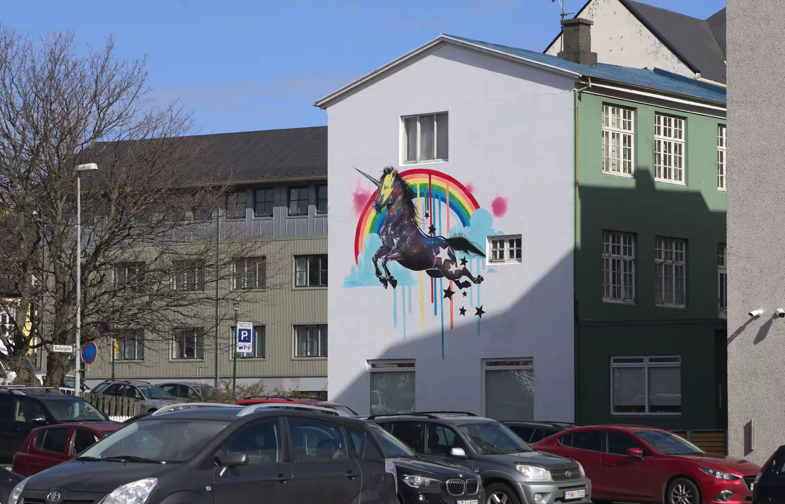 It's all rainbows and unicorns, from Hallgrímskirkja Cathedral and Whale Watching, Reykjavik - 21st April 2017