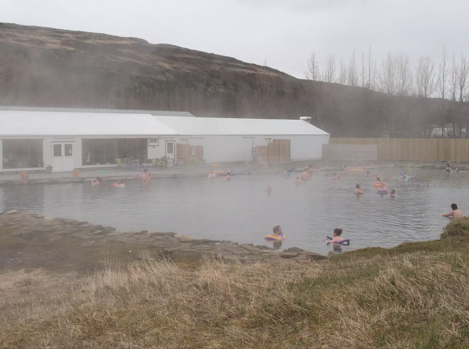 The low key, and slightly secret Secret Lagoon, from The Golden Circle of Ísland, Iceland - 22nd April 2017