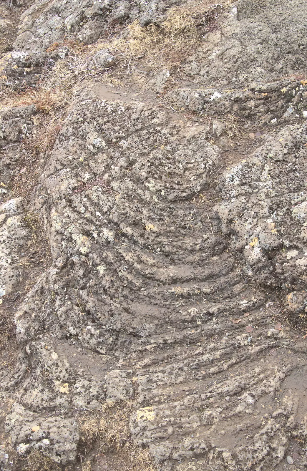 Pillow lava flows, from The Golden Circle of Ísland, Iceland - 22nd April 2017