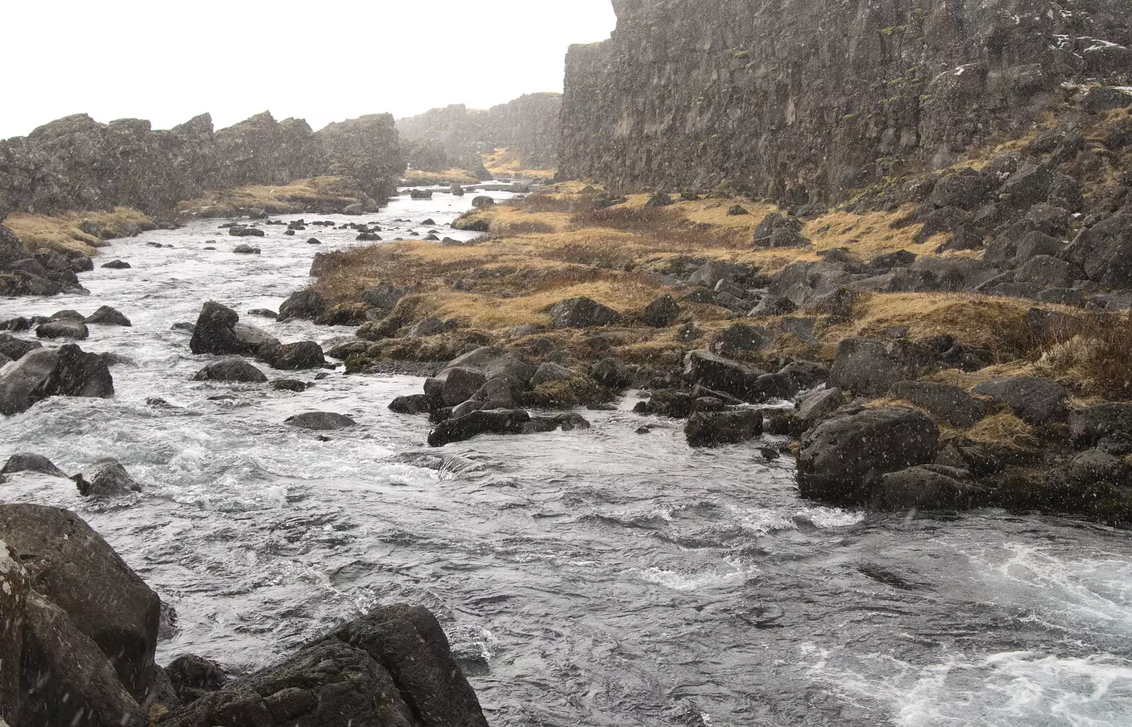 It starts snowing again, from The Golden Circle of Ísland, Iceland - 22nd April 2017