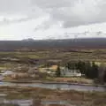 A church and houses by the river, The Golden Circle of Ísland, Iceland - 22nd April 2017