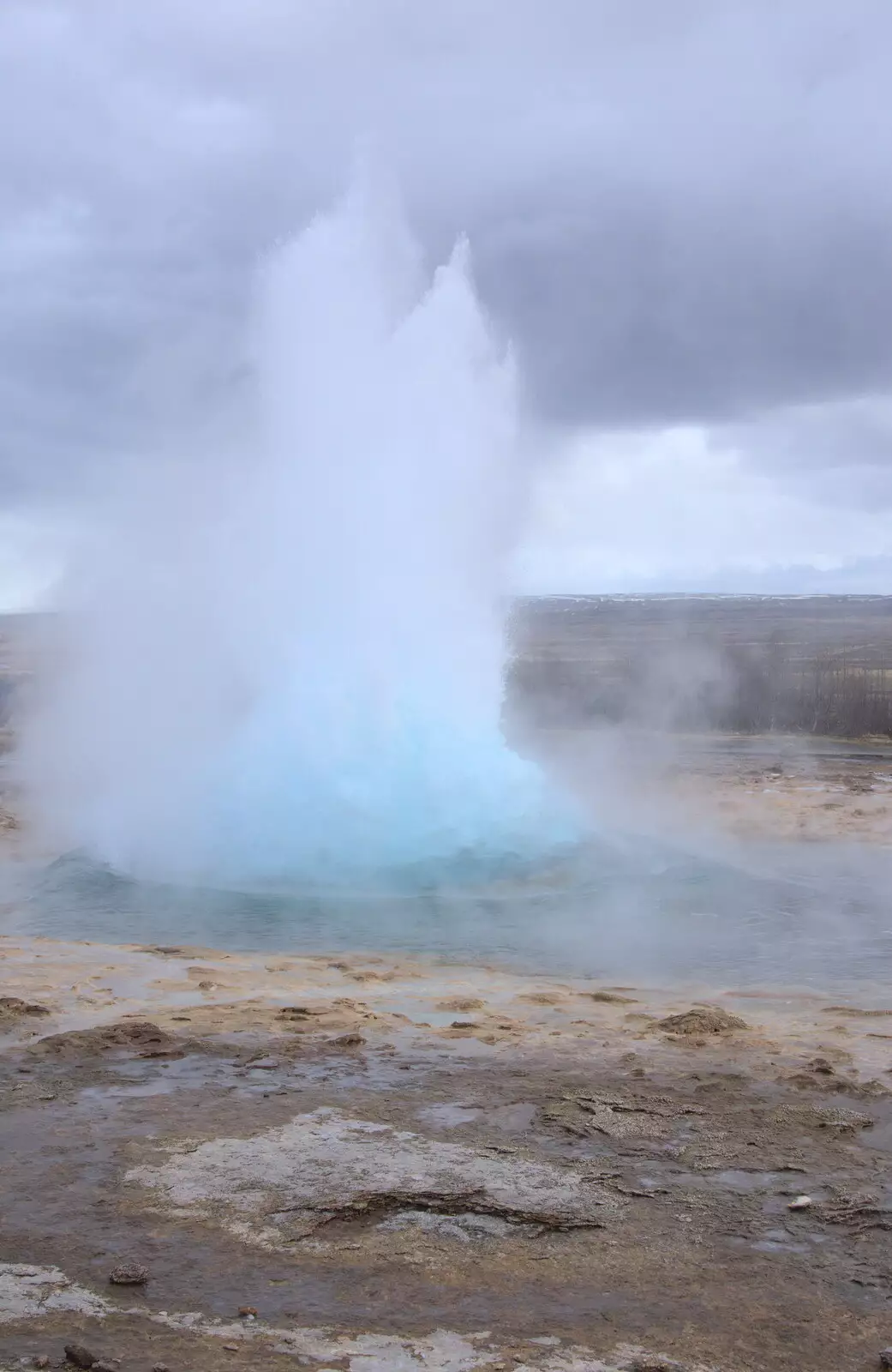 The Strokkur geyser blows one off, from The Golden Circle of Ísland, Iceland - 22nd April 2017