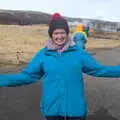 Isobel has been 'geysered', The Golden Circle of Ísland, Iceland - 22nd April 2017