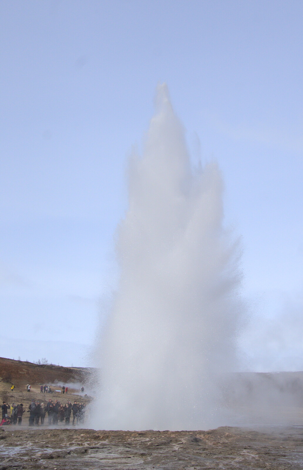 The geyser goes off again from The Golden Circle of Ísland, Iceland - 22nd April 2017