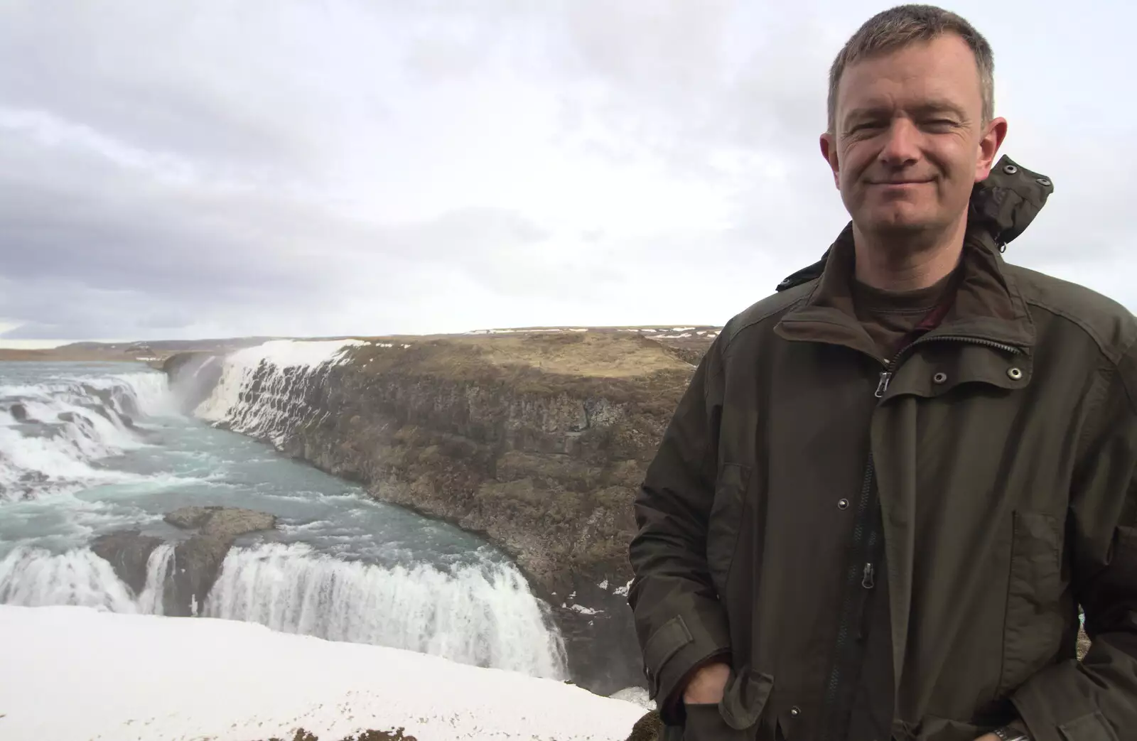 Nosher by the waterfall, from The Golden Circle of Ísland, Iceland - 22nd April 2017