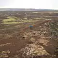 Isobel is a dot in the landscape, The Golden Circle of Ísland, Iceland - 22nd April 2017