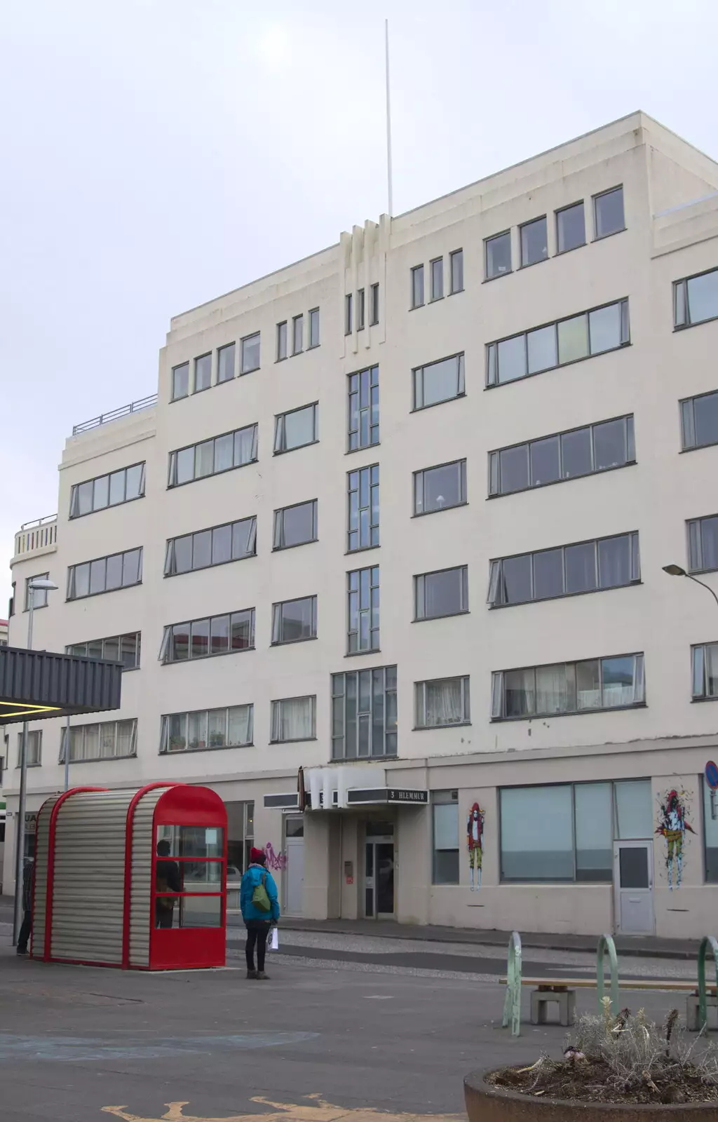 A 1930s building, from Stríðsminjar War Relics, Perlan and Street Art, Reykjavik, Iceland - 23rd April 2017