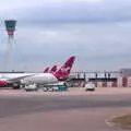 A bunch of Virgin Atlantic planes, The Journey Home, Reykjavik, London and Brantham - 24th April 2017