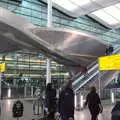 The rebuilt Terminal 2 at Heathrow, The Journey Home, Reykjavik, London and Brantham - 24th April 2017