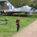 Harry and Fred run around at Flixton, Norfolk and Suffolk Aviation Museum, Flixton, Suffolk - 30th April 2017