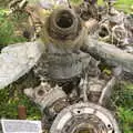 There's a collection of wrecked propellors, Norfolk and Suffolk Aviation Museum, Flixton, Suffolk - 30th April 2017