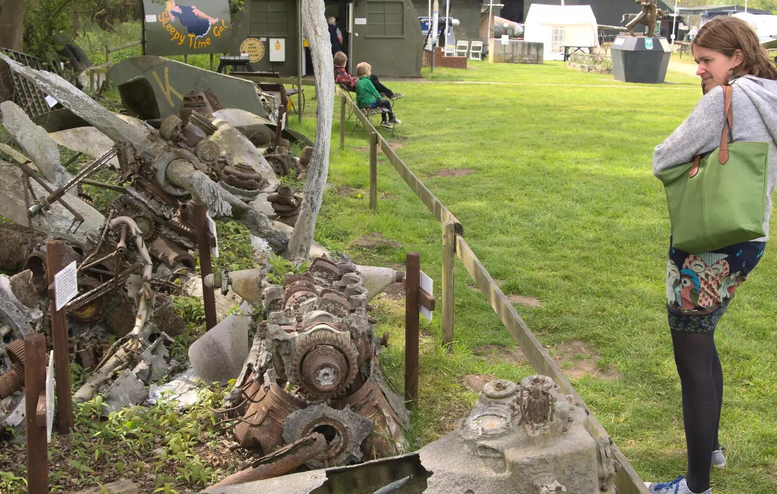 More mangled machinery, from Norfolk and Suffolk Aviation Museum, Flixton, Suffolk - 30th April 2017