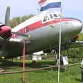 Isobel looks at a plane, Norfolk and Suffolk Aviation Museum, Flixton, Suffolk - 30th April 2017