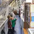 Harry points at something, Norfolk and Suffolk Aviation Museum, Flixton, Suffolk - 30th April 2017