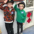 The boys take a salute, Norfolk and Suffolk Aviation Museum, Flixton, Suffolk - 30th April 2017