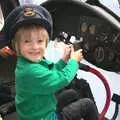 Harry's at the controls, Norfolk and Suffolk Aviation Museum, Flixton, Suffolk - 30th April 2017