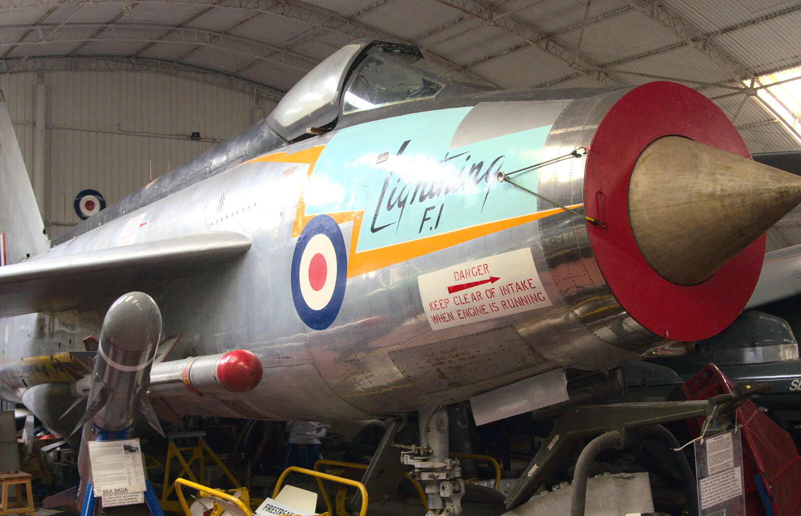 An English Electric Lightning F1 from Norfolk and Suffolk Aviation Museum, Flixton, Suffolk - 30th April 2017