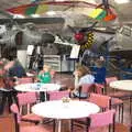 Time for a snack in front of the exhibits, Norfolk and Suffolk Aviation Museum, Flixton, Suffolk - 30th April 2017