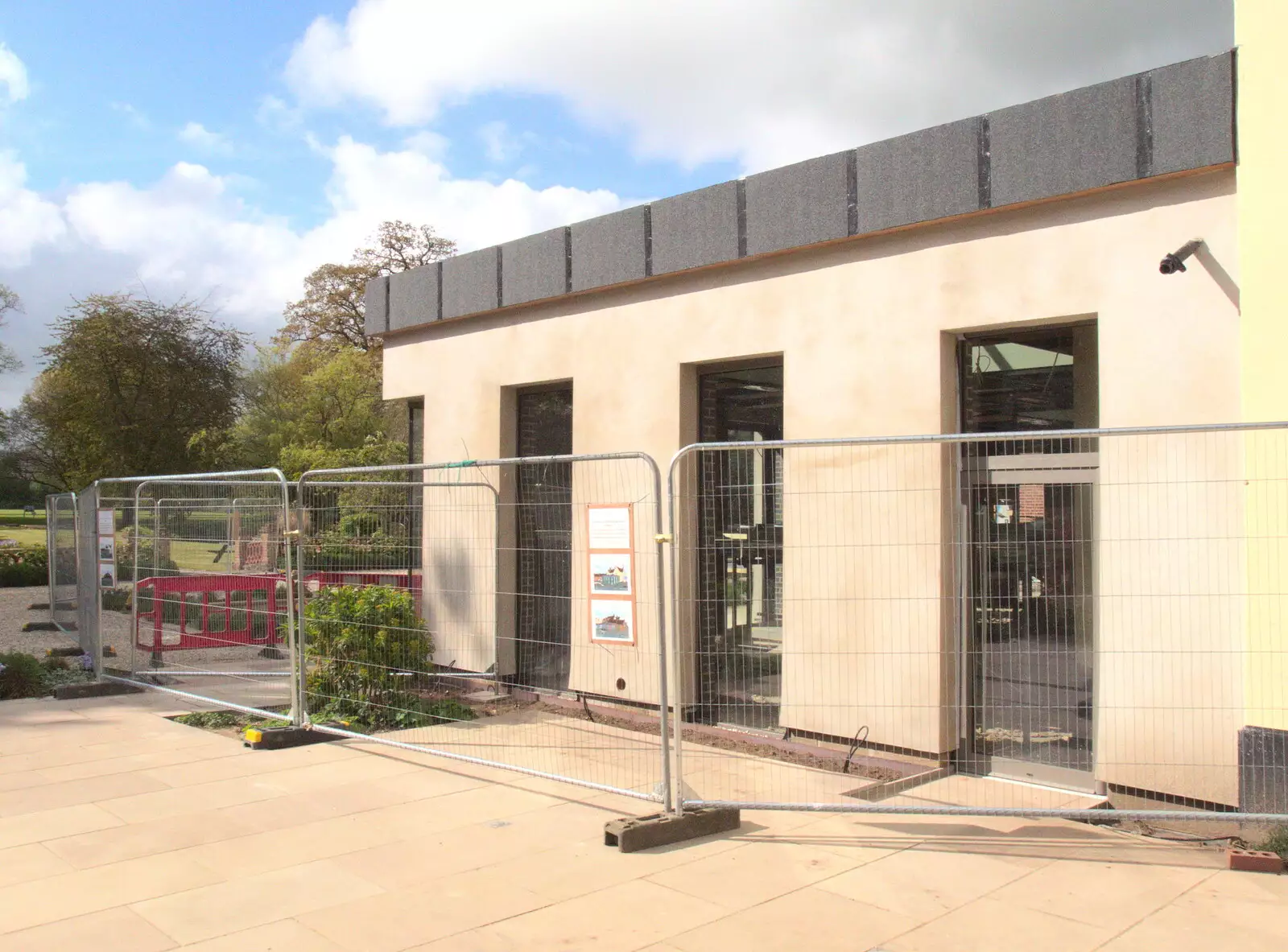 The new restaurant extension, from Campfires, Oaksmere Building and a BSCC Bike Ride, Brome, Suffolk - 4th May 2017