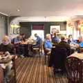 The BSCC eat breakfast, The Last-Ever BSCC Weekend Away Bike Ride, Thaxted, Essex - 6th May 2017