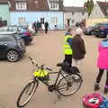 Assembling in the car park, The Last-Ever BSCC Weekend Away Bike Ride, Thaxted, Essex - 6th May 2017