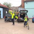 The Last-Ever BSCC Weekend Away Bike Ride, Thaxted, Essex - 6th May 2017, Isobel, and Fred on his bike