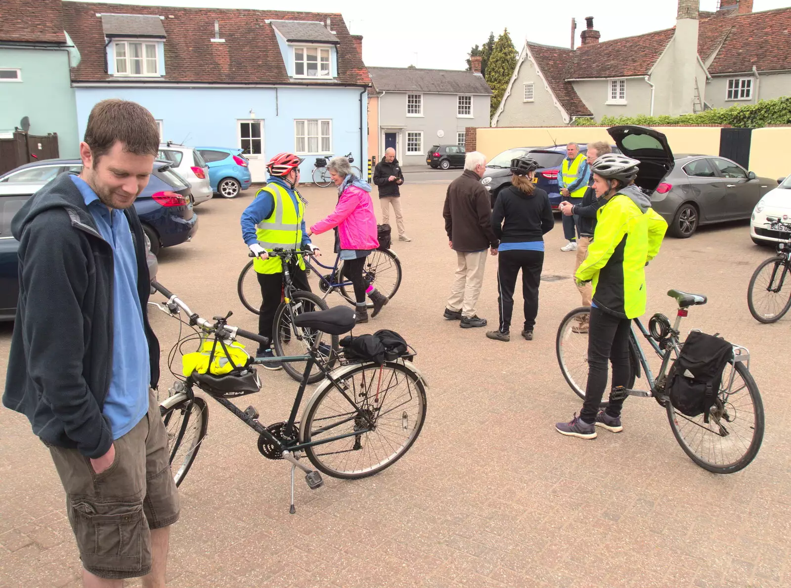 The Boy Phil roams around, from The Last-Ever BSCC Weekend Away Bike Ride, Thaxted, Essex - 6th May 2017