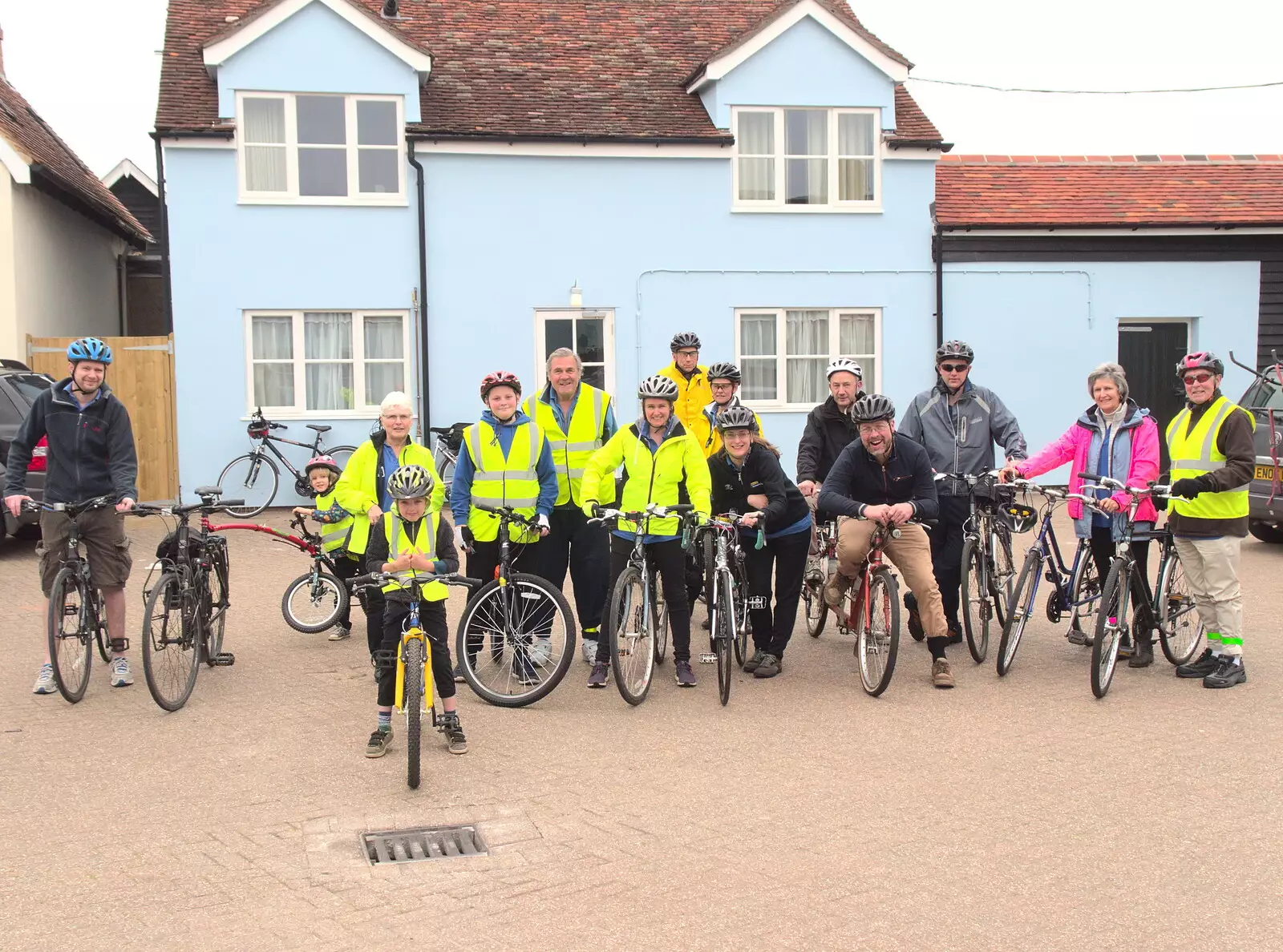 Bike club photo, from The Last-Ever BSCC Weekend Away Bike Ride, Thaxted, Essex - 6th May 2017