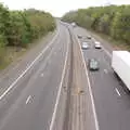 We pause over the M11 motorway, The Last-Ever BSCC Weekend Away Bike Ride, Thaxted, Essex - 6th May 2017