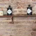 Empty Hendrick's bottles on a shelf, The Last-Ever BSCC Weekend Away Bike Ride, Thaxted, Essex - 6th May 2017