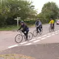 Suey, Paul and Pippa ride in, The Last-Ever BSCC Weekend Away Bike Ride, Thaxted, Essex - 6th May 2017