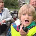 Harry shouts at stuff, The Last-Ever BSCC Weekend Away Bike Ride, Thaxted, Essex - 6th May 2017