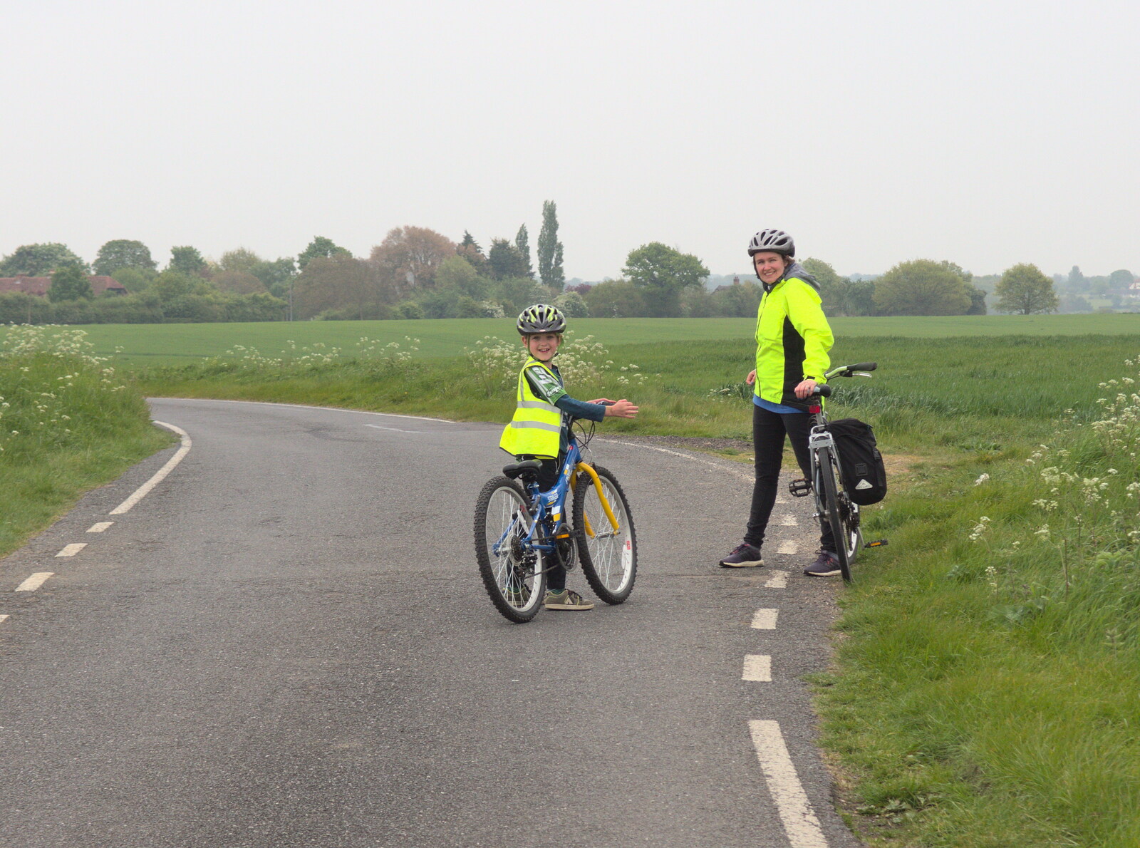 Fred and Isobel from The Last-Ever BSCC Weekend Away Bike Ride, Thaxted, Essex - 6th May 2017