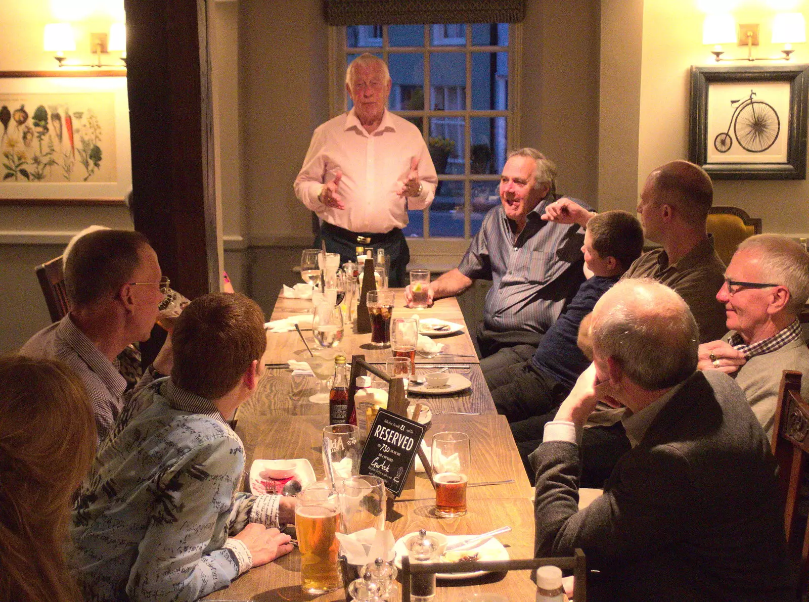 Colin announces his retirement, from The Last-Ever BSCC Weekend Away Bike Ride, Thaxted, Essex - 6th May 2017