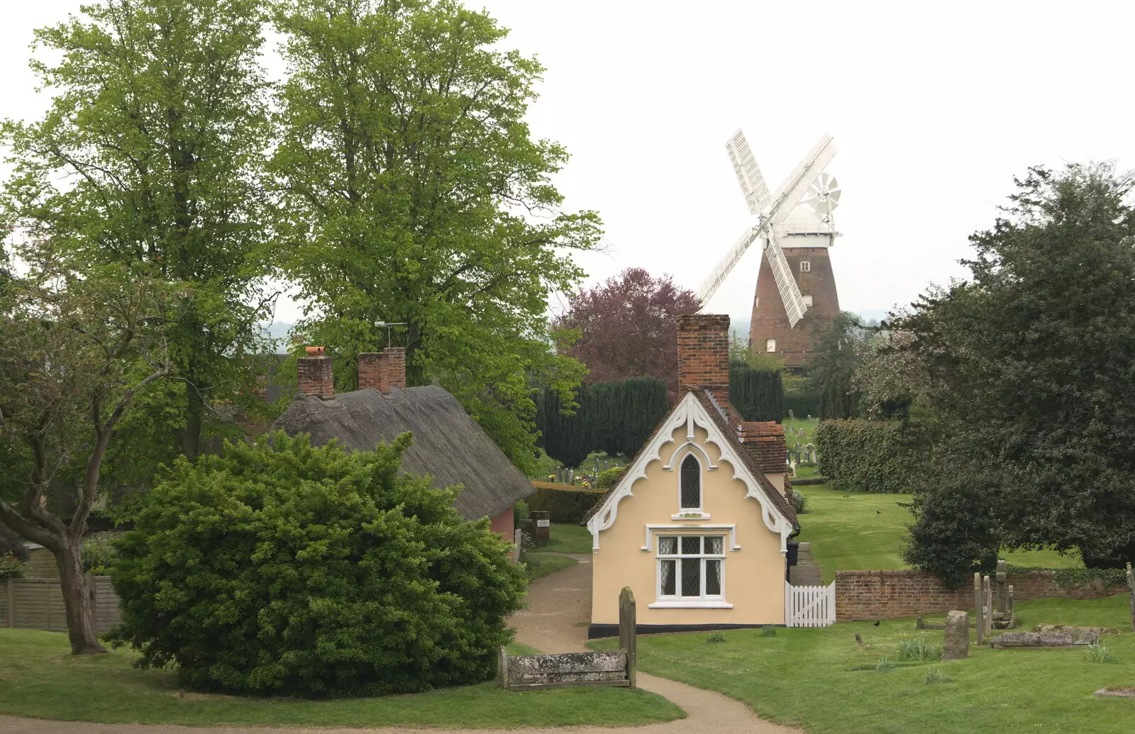 One of the better views from a hotel window, from The Last-Ever BSCC Weekend Away Bike Ride, Thaxted, Essex - 6th May 2017