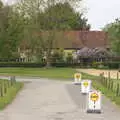 Picturesque lane at Rickling Green, The Last-Ever BSCC Weekend Away Bike Ride, Thaxted, Essex - 6th May 2017