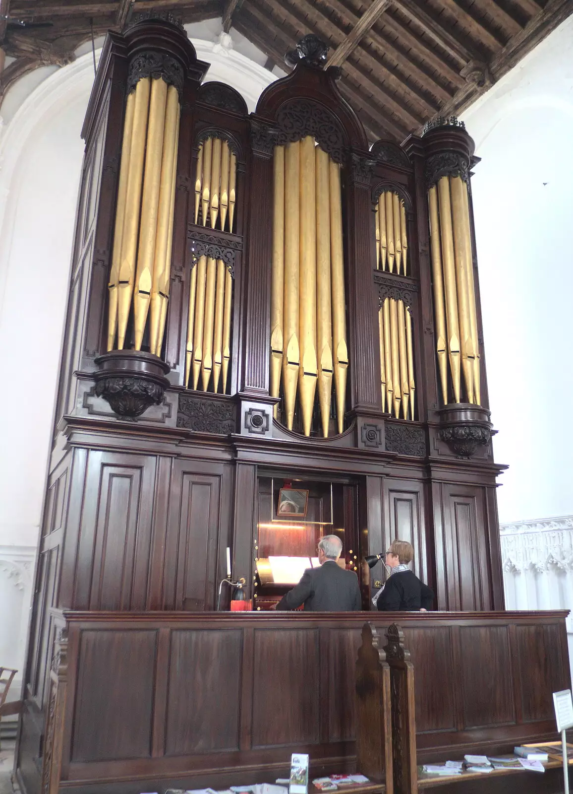 The H. C Lincoln Organ, from A Postcard From Thaxted, Essex - 7th May 2017