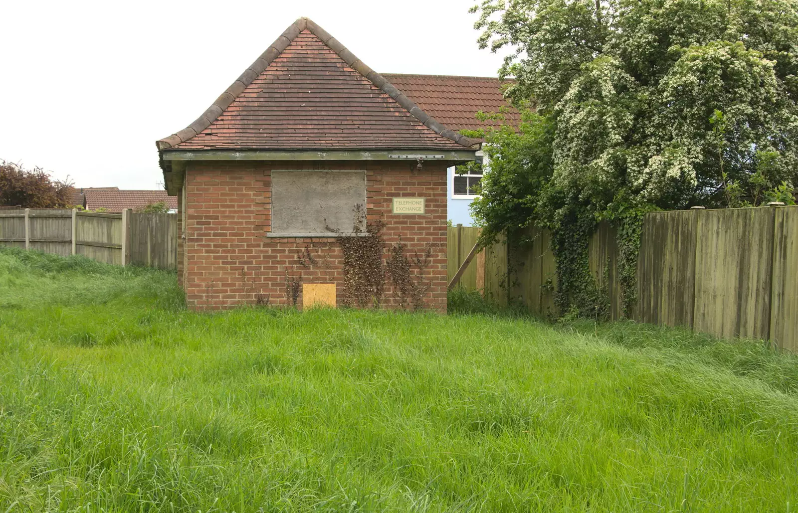 A disused telephone exchange, from A Postcard From Thaxted, Essex - 7th May 2017