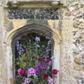 Nice flowers by the church entrance, A Postcard From Thaxted, Essex - 7th May 2017