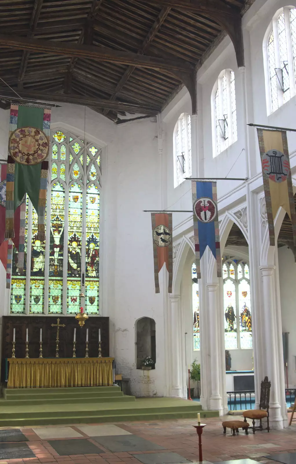 The nave of Thaxted church, from A Postcard From Thaxted, Essex - 7th May 2017