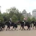 Horses trot through the Wellington Arch, The Diss Organ Festival, Diss, Norfolk - 14th May 2017