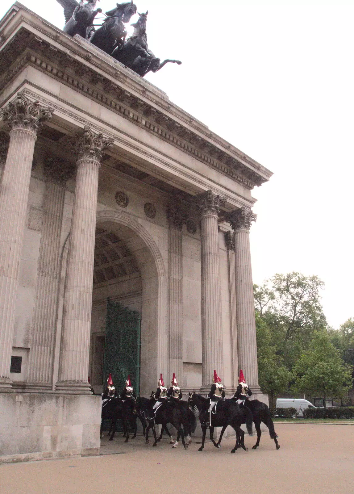 The Wellington Arch has its own horses, from The Diss Organ Festival, Diss, Norfolk - 14th May 2017