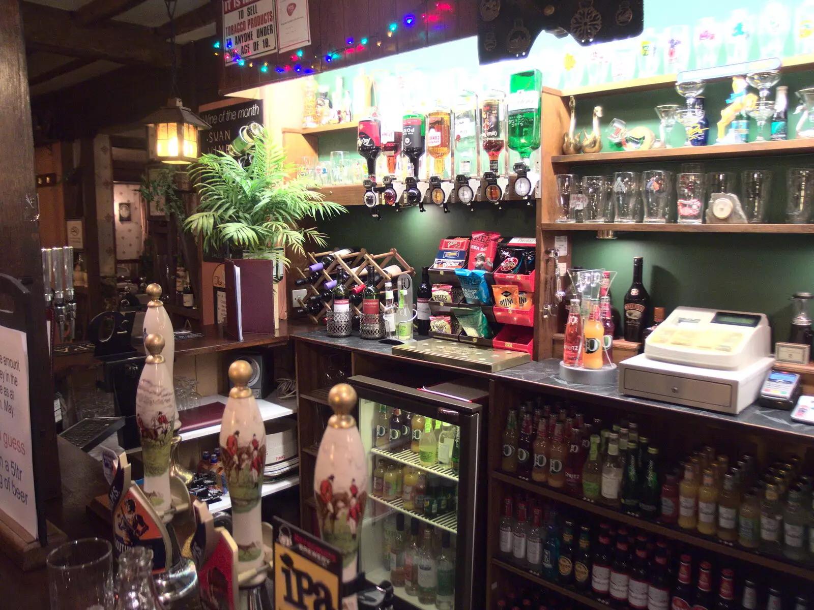 The back bar at The Swan, from The Diss Organ Festival, Diss, Norfolk - 14th May 2017