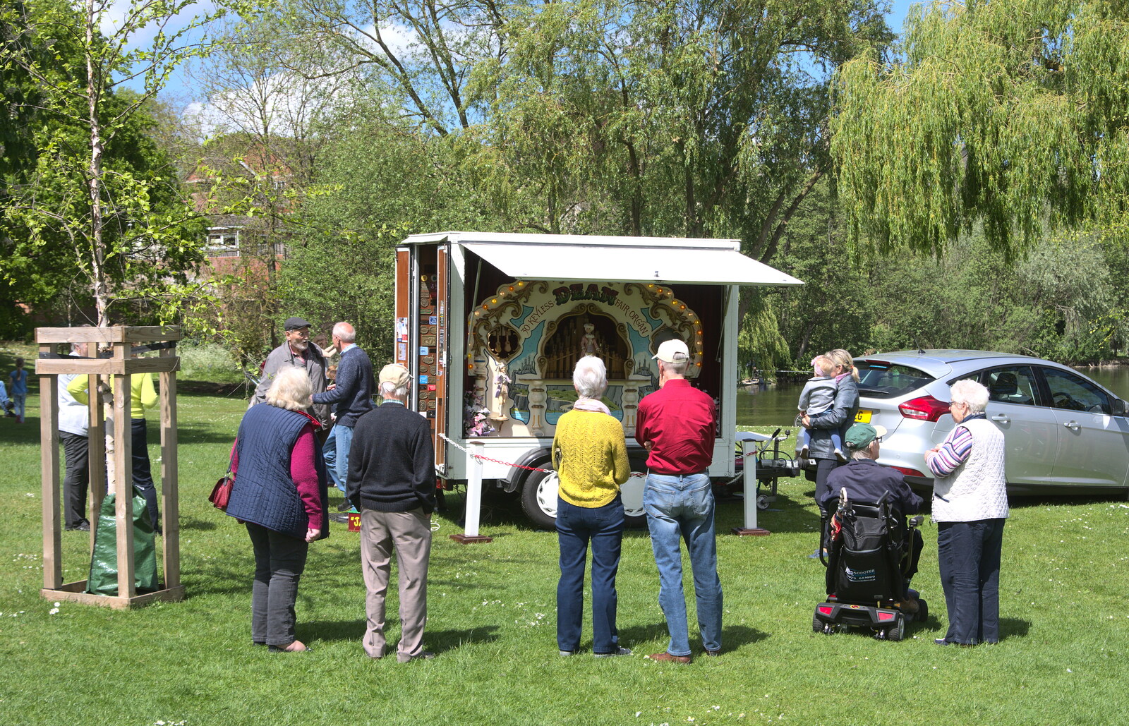 Another small organ in the park from The Diss Organ Festival, Diss, Norfolk - 14th May 2017