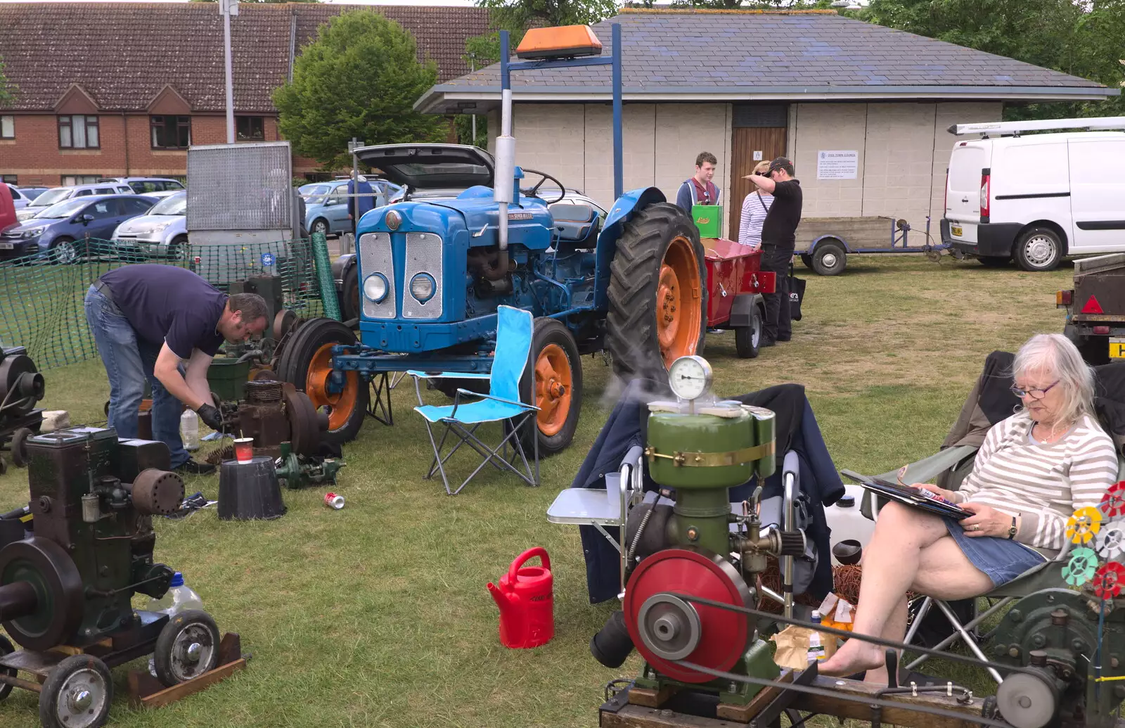 The strange life of the stationary-engine enthusiast, from The Diss Organ Festival, Diss, Norfolk - 14th May 2017