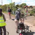 We prepare to cross the A143, A Day at the Grain Brewery Open Day, Alburgh, Suffolk - 20th May 2017