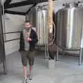 The Boy Phil roams around with a pint, A Day at the Grain Brewery Open Day, Alburgh, Suffolk - 20th May 2017