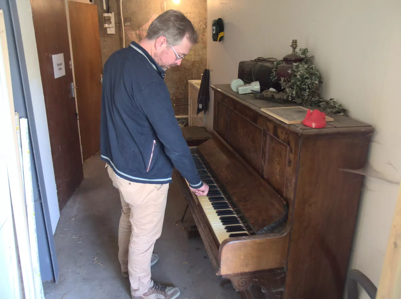 Marc plays a tune, from A Day at the Grain Brewery Open Day, Alburgh, Suffolk - 20th May 2017