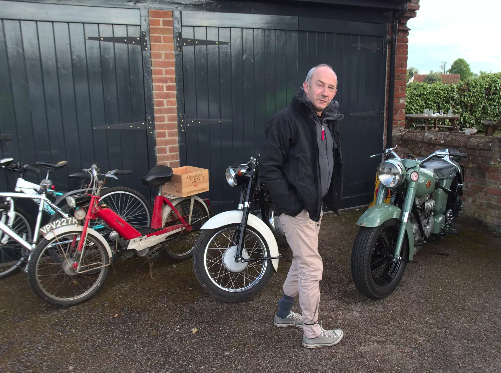 DH roams around, from A Day at the Grain Brewery Open Day, Alburgh, Suffolk - 20th May 2017