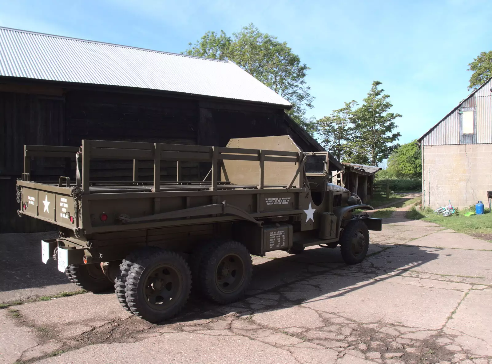 Clive's truck, from Clive and Suzanne's Party, Braisworth, Suffolk - 21st May 2017